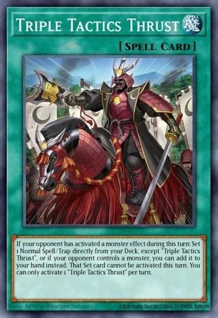 If your opponent has activated a monster effect during your Main Phase this turn: Activate 1 of these effects; Draw 2. . Triple tactics tasking